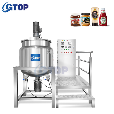 200L 300L Botom Homogenizor Jelly Peanut Tomato Jam Mixing Daily Chemical Reactor Washing Products Mixing Tank